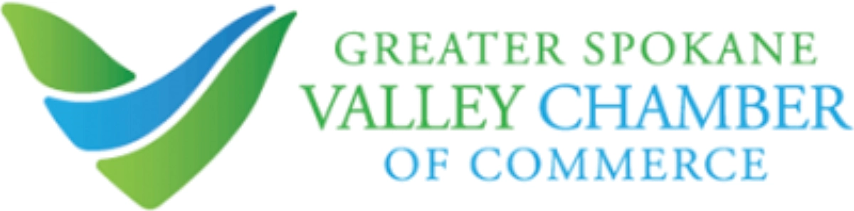 Greater Spokane Valley Chamber of Commerce logo.