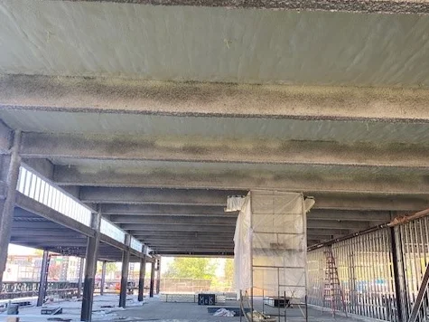 Under Construction parking garage