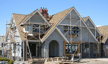 new home build/construction blower test